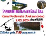 PIERWSZA TURA Spławikowe Mistrzostwa Koła.2.03.2024.